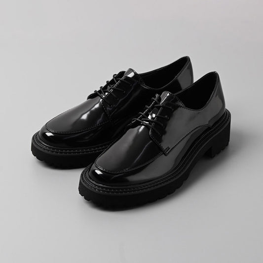 【レイン対応】ガラスコートレースアップシューズ
