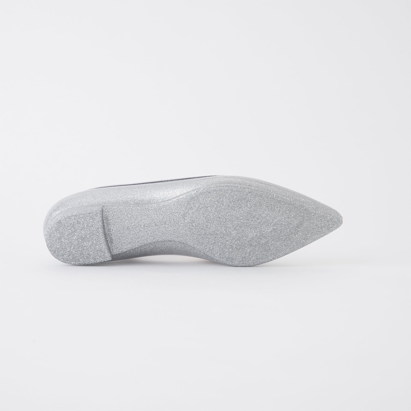 【TEMPERATE】IRMA_リボン付グリッターフラットシューズ（晴雨兼用）