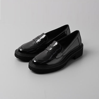 【レイン対応】 ガラスコーティングローファー