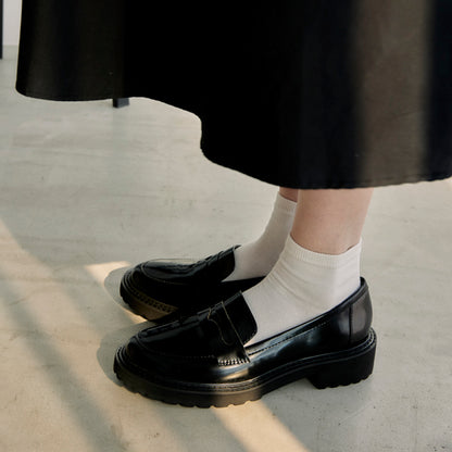 【レイン対応】 ガラスコーティングローファー