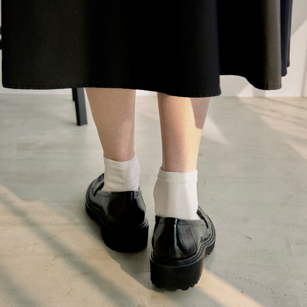 【レイン対応】 ガラスコーティングローファー