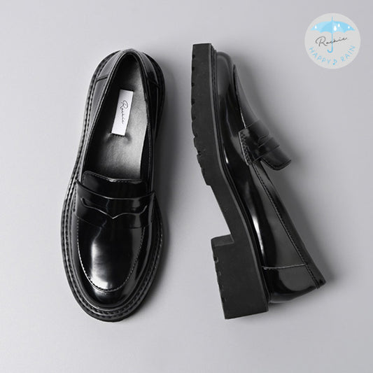 【レイン対応】 ガラスコーティングローファー