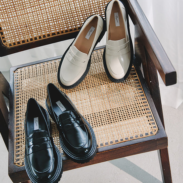 【レイン対応】 ガラスコーティングローファー