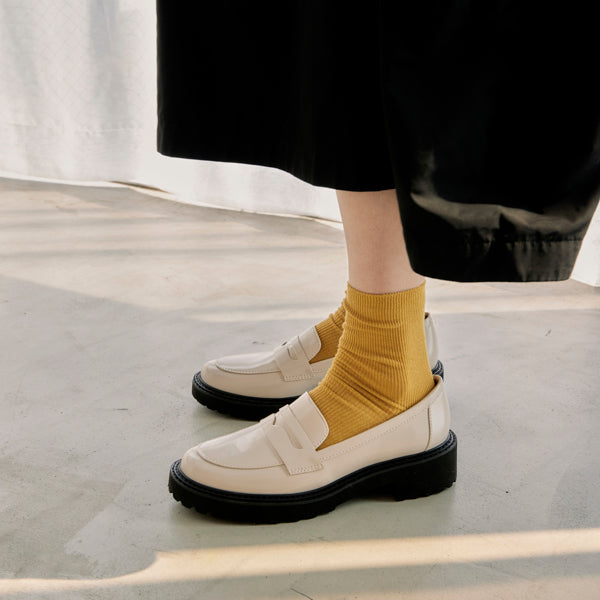 【レイン対応】 ガラスコーティングローファー