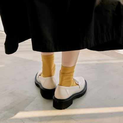 【レイン対応】 ガラスコーティングローファー