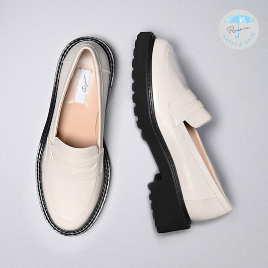 【レイン対応】 ガラスコーティングローファー