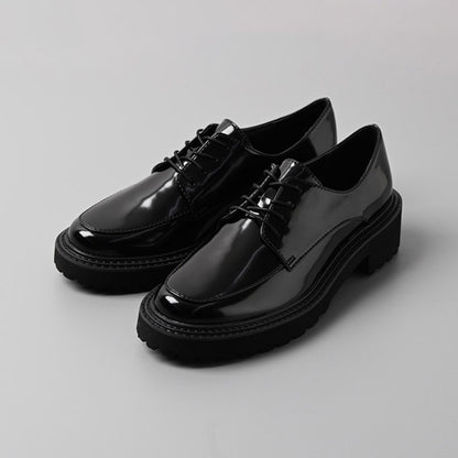【レイン対応】ガラスコートレースアップシューズ