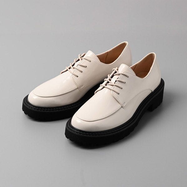 【レイン対応】ガラスコートレースアップシューズ