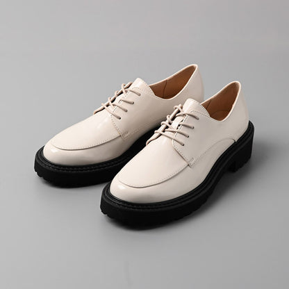 【レイン対応】ガラスコートレースアップシューズ