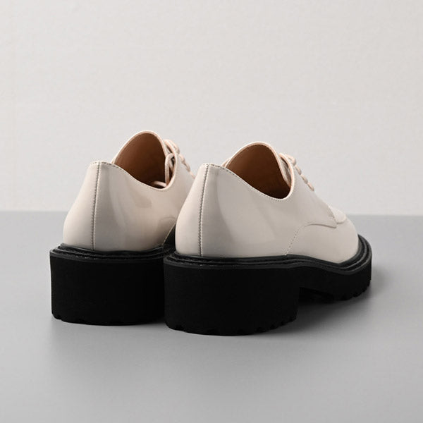 【レイン対応】ガラスコートレースアップシューズ