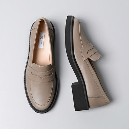 フラット コインローファー