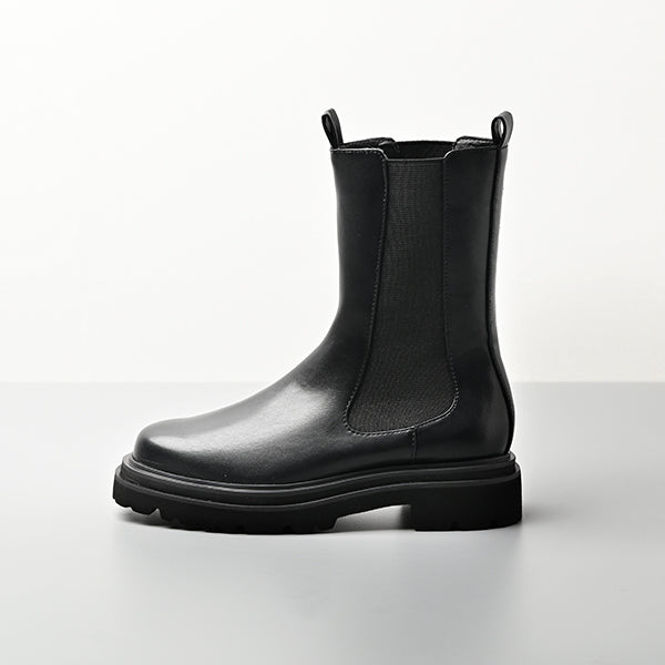 【レイン対応】サイドゴア ハーフブーツ