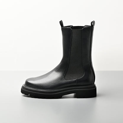 【レイン対応】サイドゴア ハーフブーツ