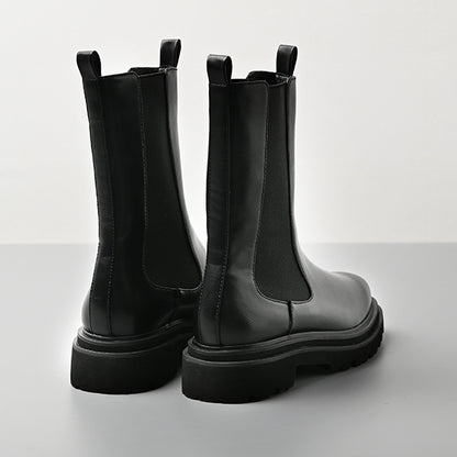 【レイン対応】サイドゴア ハーフブーツ