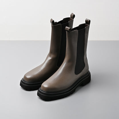 【レイン対応】サイドゴア ハーフブーツ