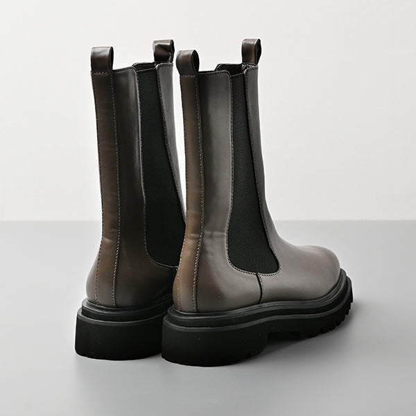 【レイン対応】サイドゴア ハーフブーツ