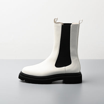 【レイン対応】サイドゴア ハーフブーツ