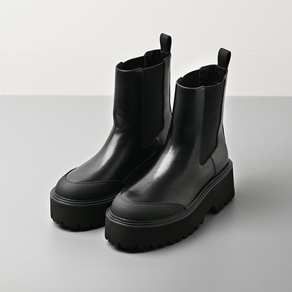 【レイン対応】 厚底ボリュームソールブーツ