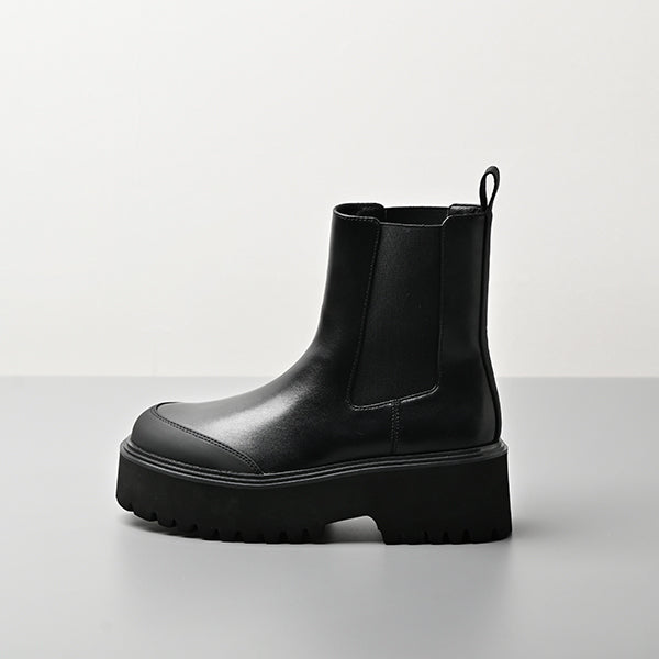 【レイン対応】 厚底ボリュームソールブーツ