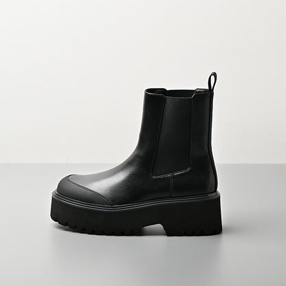 【レイン対応】 厚底ボリュームソールブーツ