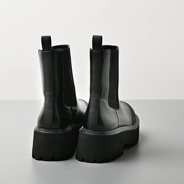 【レイン対応】 厚底ボリュームソールブーツ