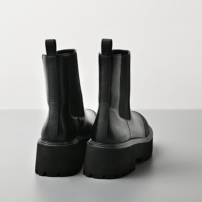 【レイン対応】 厚底ボリュームソールブーツ