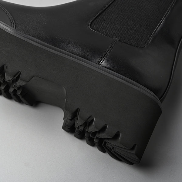 【レイン対応】 厚底ボリュームソールブーツ