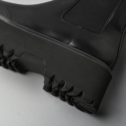 【レイン対応】 厚底ボリュームソールブーツ