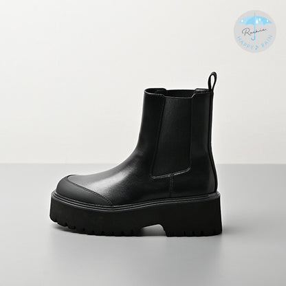 【レイン対応】 厚底ボリュームソールブーツ