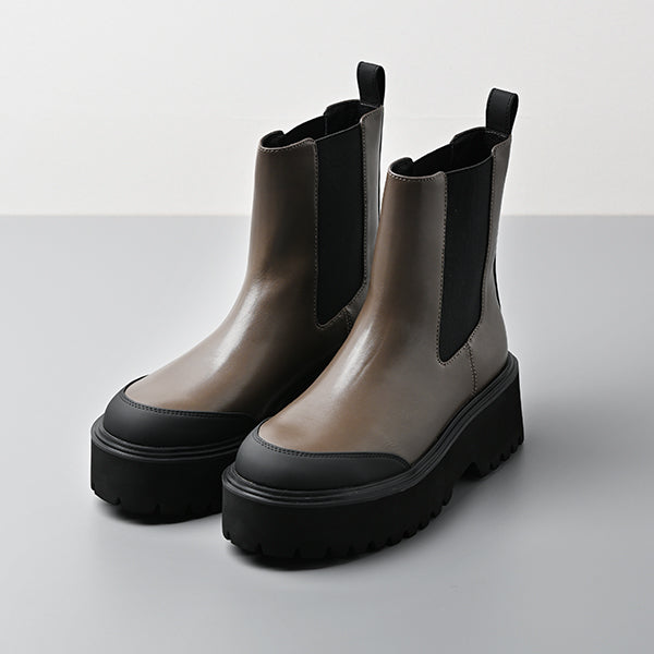 【レイン対応】 厚底ボリュームソールブーツ