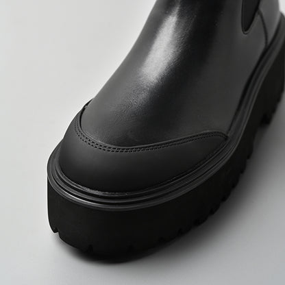 【レイン対応】 厚底ボリュームソールブーツ