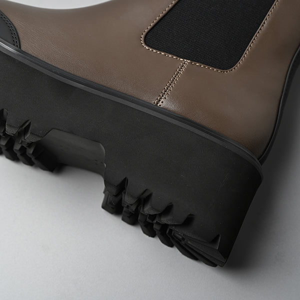 【レイン対応】 厚底ボリュームソールブーツ