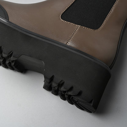 【レイン対応】 厚底ボリュームソールブーツ