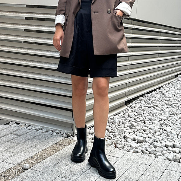 【レイン対応】モールドソール ショートブーツ