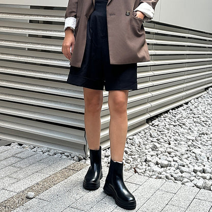 【レイン対応】モールドソール ショートブーツ