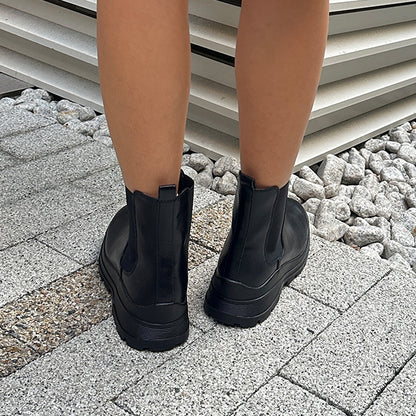 【レイン対応】モールドソール ショートブーツ