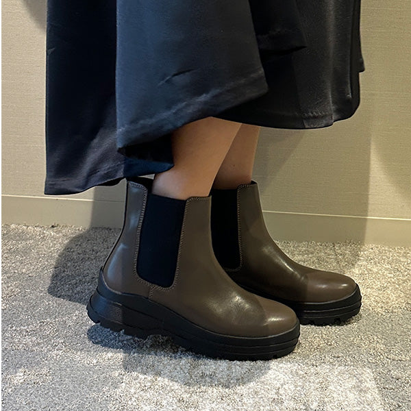 【レイン対応】モールドソール ショートブーツ
