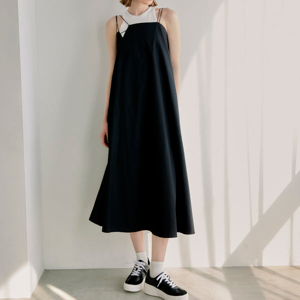 厚底ウェッジソールミックススニーカー