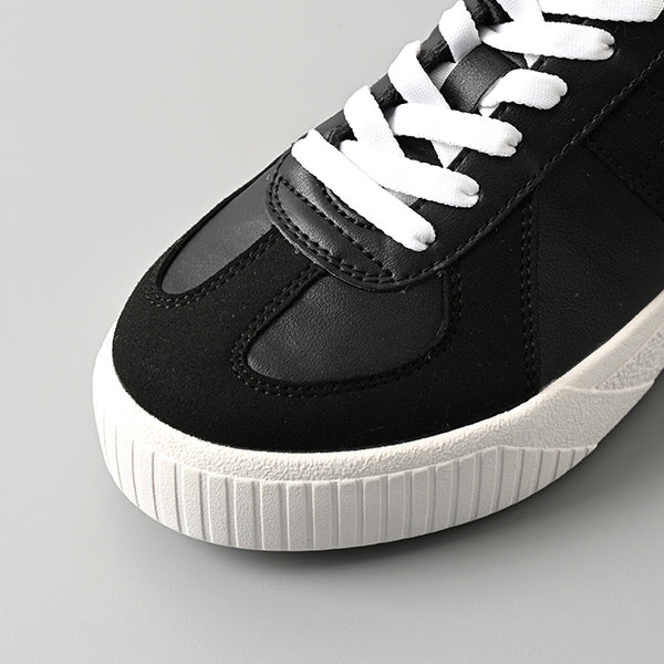 厚底ウェッジソールミックススニーカー