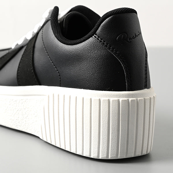 厚底ウェッジソールミックススニーカー