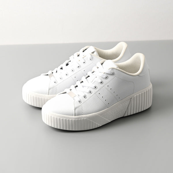 厚底ウェッジソールスニーカー