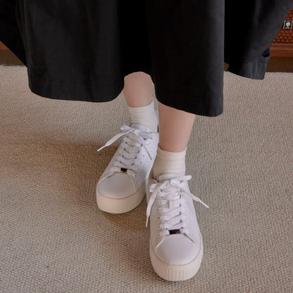 厚底ウェッジソールスニーカー