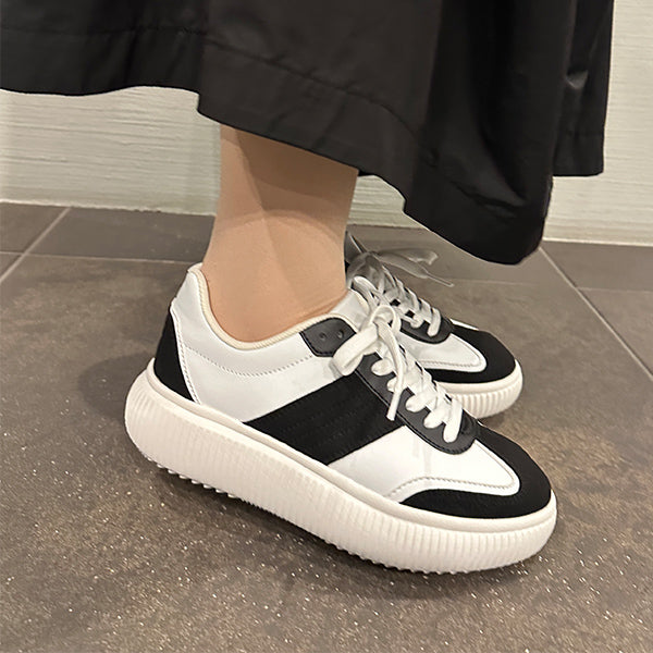 チャンキーソール ミックススニーカー