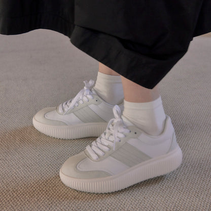 チャンキーソール ミックススニーカー